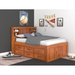 Tempat Tidur Anak Kayu Fulvia Laci