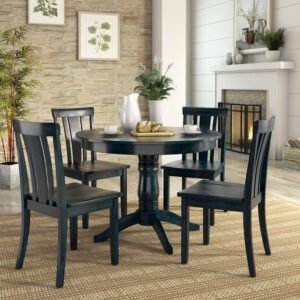 Kursi Makan Minimalis Modern Denim Murah