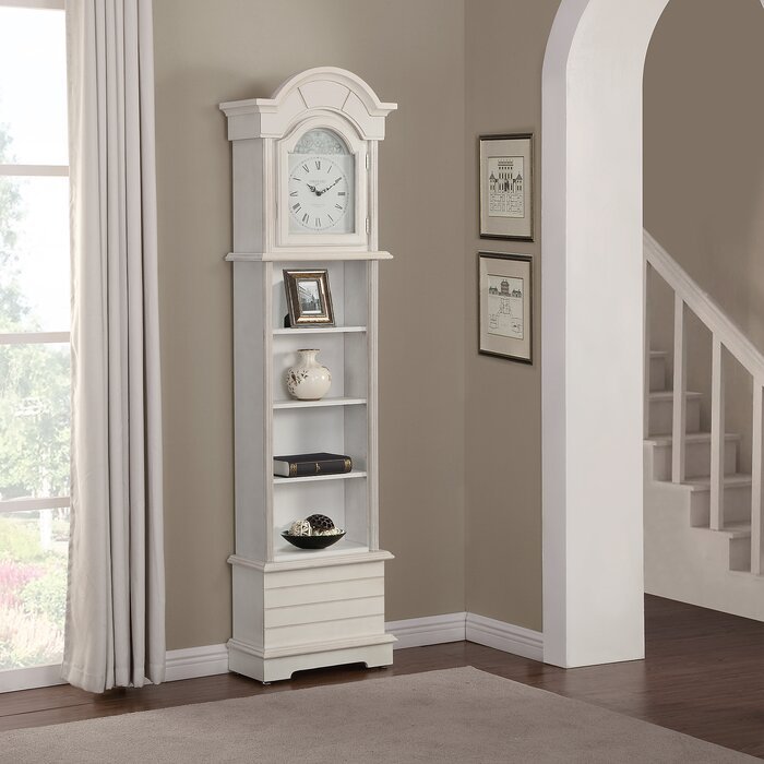 Almari Jam Jati Shiplap Minimalis Almari Jam Jati Shiplap Minimalis