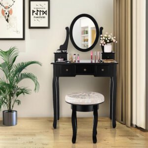 Meja Rias Klasik Modern Costway Elegan