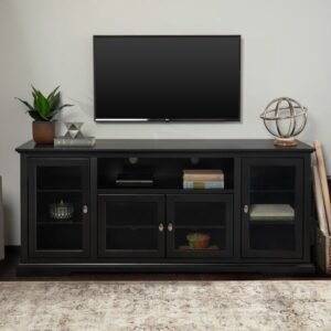 Meja TV Minimalis Terbaru Highboy Kaca
