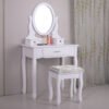 Meja Rias Oval Jaxpety