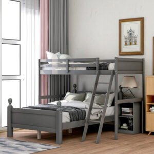Ranjang Susun Loft Kayu