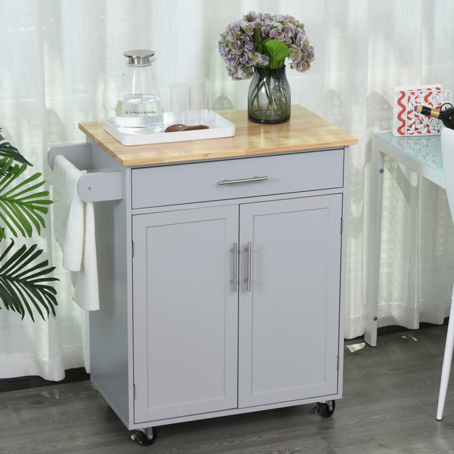 Meja Dorong Minimalis HomCom 1 Meja Dorong Minimalis HomCom