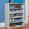 Rak Sepatu Kayu Minimalis Stack