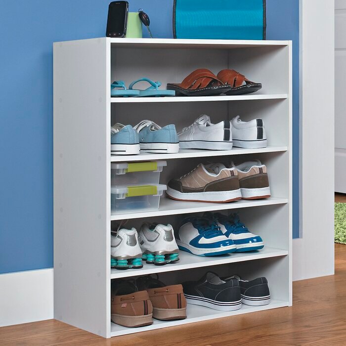 Rak Sepatu Kayu Minimalis Stack 1 Rak Sepatu Kayu Minimalis Stack