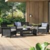 Kursi Teras Rotan Sintetis Minimalis Livingston