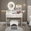 Meja Rias Led Milky