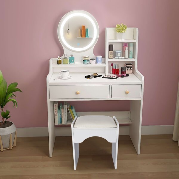 Meja Rias Led Milky Meja Rias Led Milky