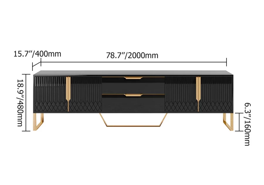 Meja TV Minimalis Modern Kaki Stainless 3 Meja TV Minimalis Modern Kaki Stainless