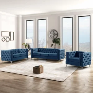 Satu Set Sofa Ruang Tamu Minimalis Chester