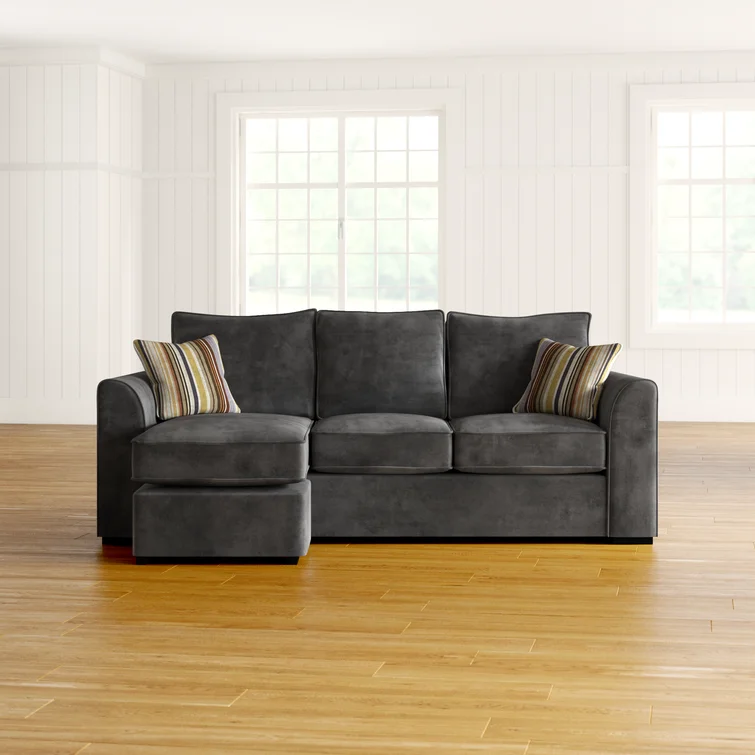 Sofa Leter L Minimalis Kain Beludru 1 Sofa Leter L Minimalis Kain Beludru