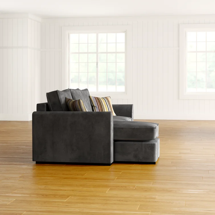 Sofa Leter L Minimalis Kain Beludru 3 Sofa Leter L Minimalis Kain Beludru