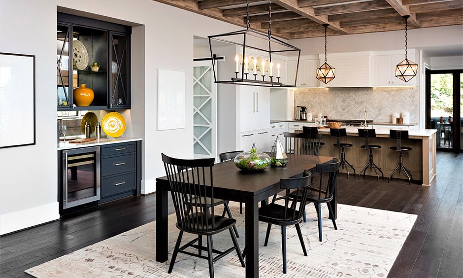 Desain Meja Makan Farmhouse