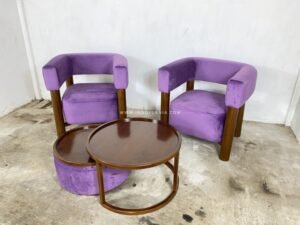 Kursi Sofa Minimalis Single Retro Shabby