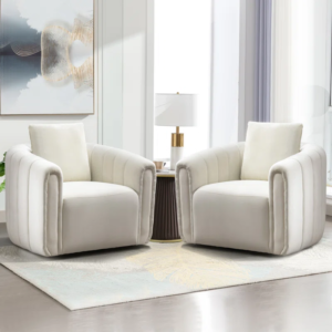 Sofa Deri 1 Seat Ruang Tamu Modern