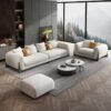 Kursi Sofa Minimalis Ruang Tamu Modern Retro Kayu Jati
