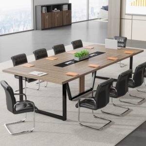 Meja Rapat Kantor Sederhana Panjang 240x120cm Minimalis
